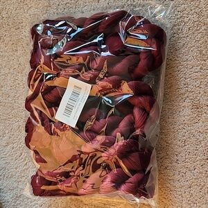 Burgundy Gauze tablerunners pack of 6